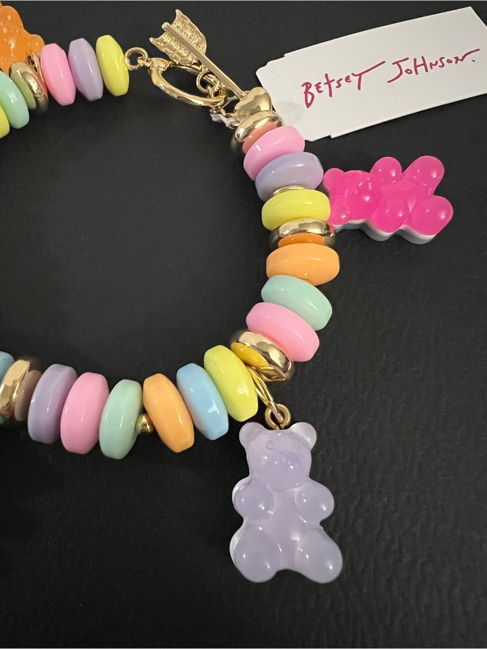 Betsey Johnson  Gummy Bears Charm Bracelet - Multicolor - Picture 14 of 16